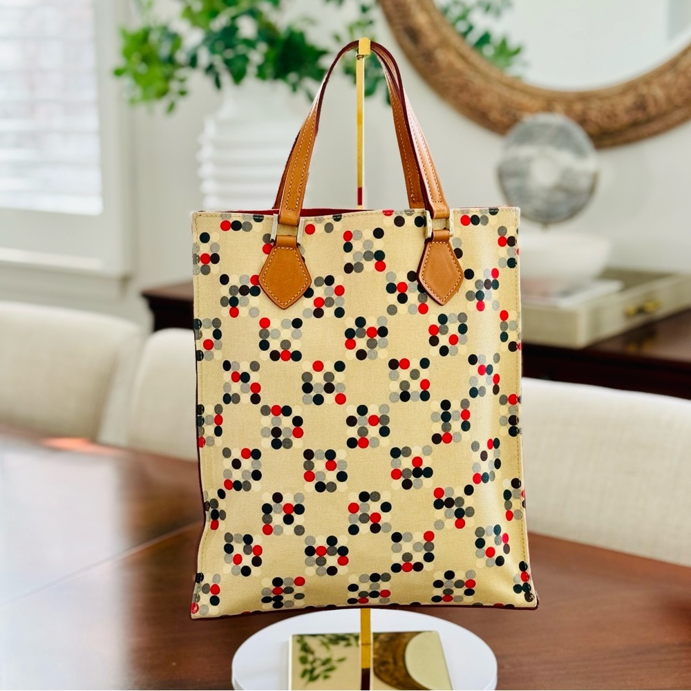Burberry Blue Label Special Edition Canvas and Leather Tote Bag